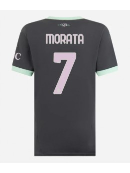 AC Milan Alvaro Morata #7 Ausweichtrikot für Frauen 2024-25 Kurzarm